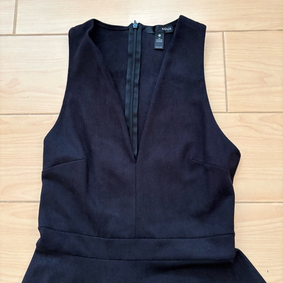 Aqua Black Sleeveless Mini Dress - Picture 3 of 4